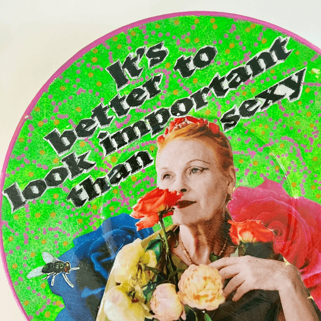"It's Better to Look Important Than Sexy" Green Upcycled Trinket Dish - House of Frisson