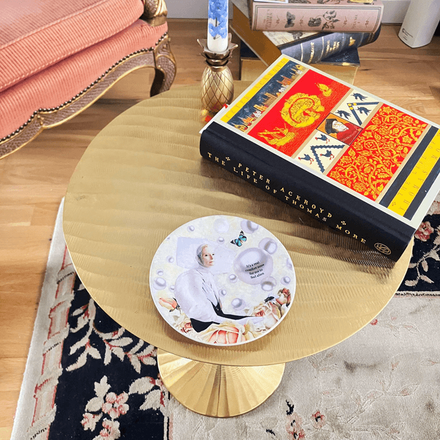 "It's a Real Comfort Zone for Me to Feel Alien" Cream Upcycled Trinket Dish - House of Frisson