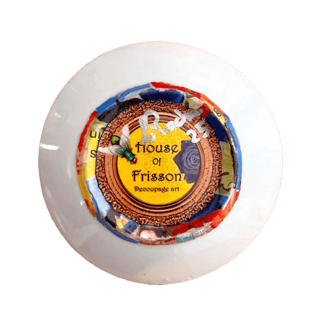 "Home is Where Them Fuckers Ain't" Black Upcycled Trinket Dish - House of Frisson