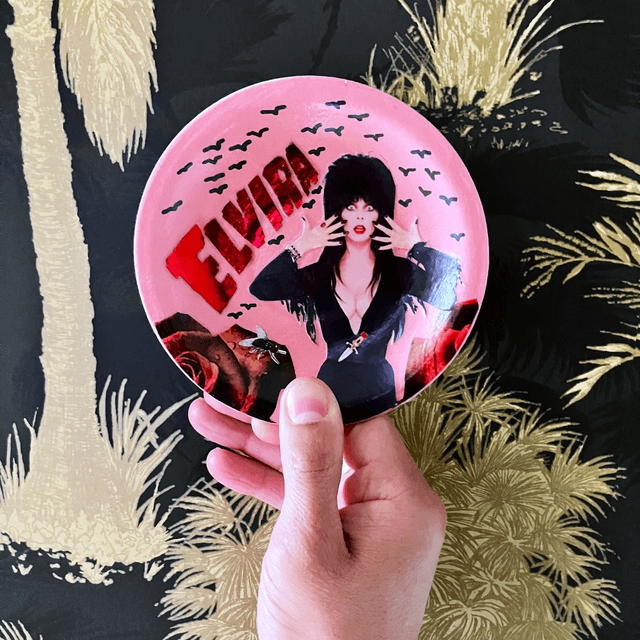 "Elvira" Pink Upcycled Trinket Dish - House of Frisson