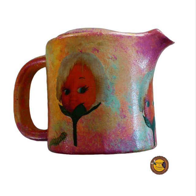 Blush/Pink “Doll Face Flower” Tea Pot/Flower Vase - House of Frisson