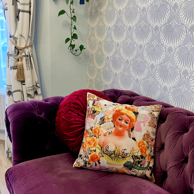 “Resist Fear” Cushion Cover by House of Frisson