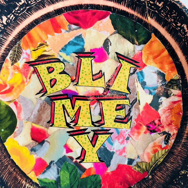 “Blimey” Multicolour Upcycled Wall Plate - House of Frisson