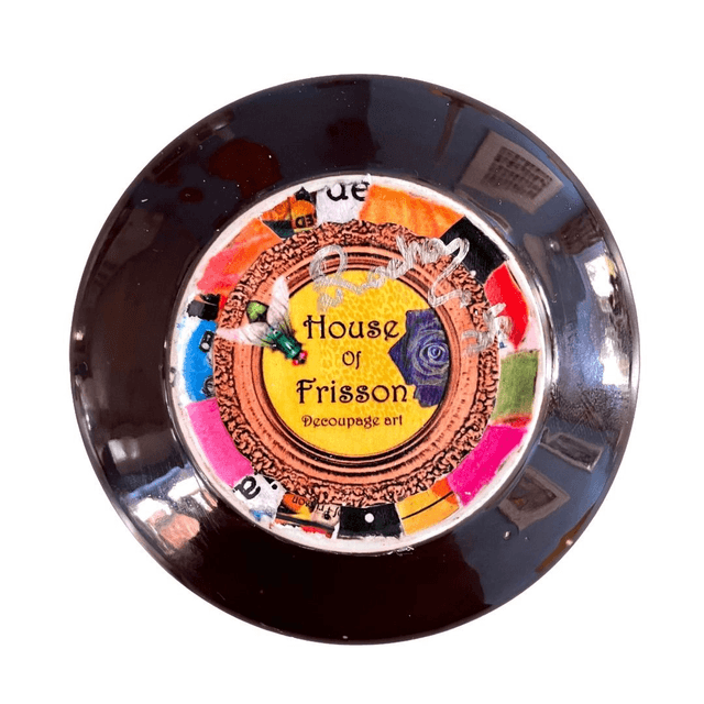 "Bag Drama" Pink Upcycled Trinket Dish by House of Frisson