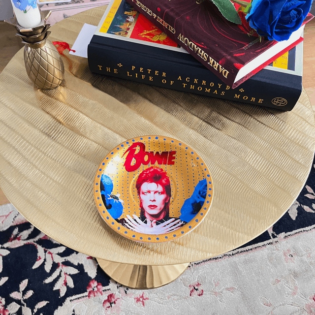 "Bowie" Gold Upcycled Trinket Dish - House of Frisson
