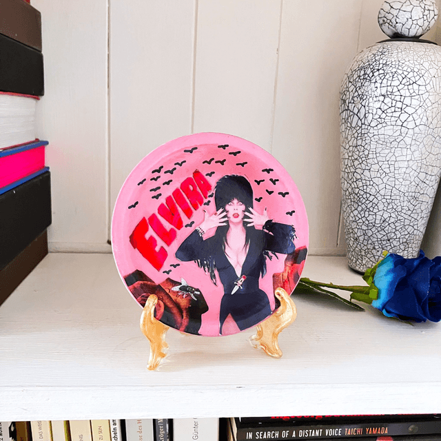 "Elvira" Pink Upcycled Trinket Dish - House of Frisson