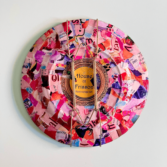 “No Way” Green Upcycled Wall Plate - House of Frisson
