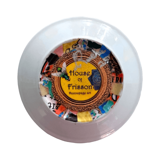 "Grace" Light Blue Upcycled Trinket Dish - House of Frisson