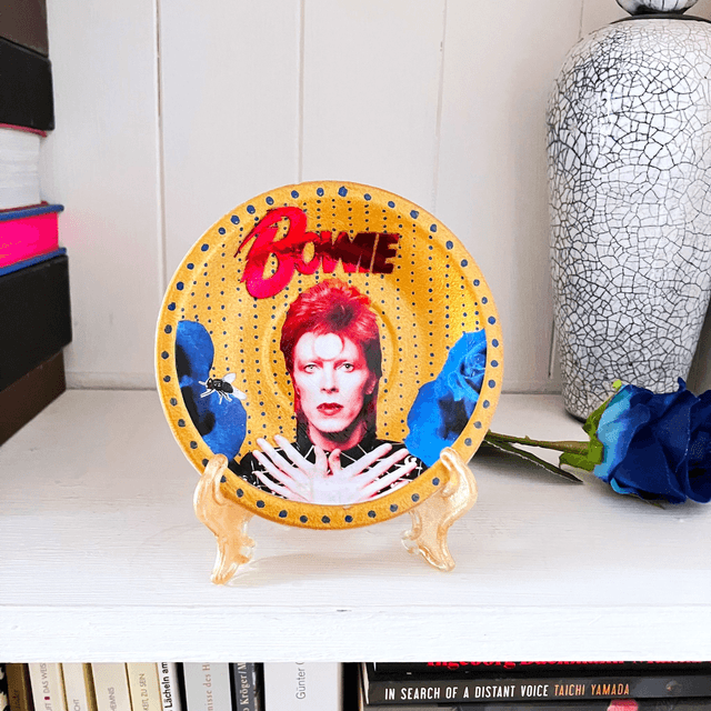 "Bowie" Gold Upcycled Trinket Dish - House of Frisson
