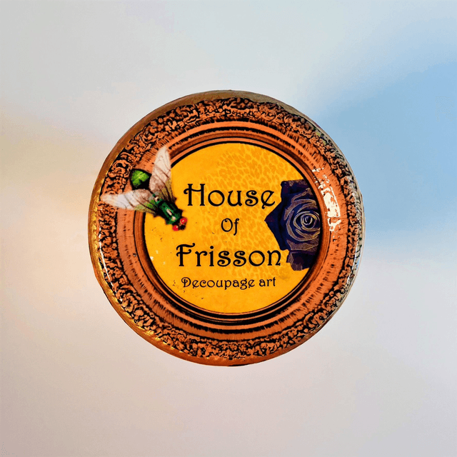 Gold “Be Nice Or Get Lost” Upcycled Flower Vase - House of Frisson