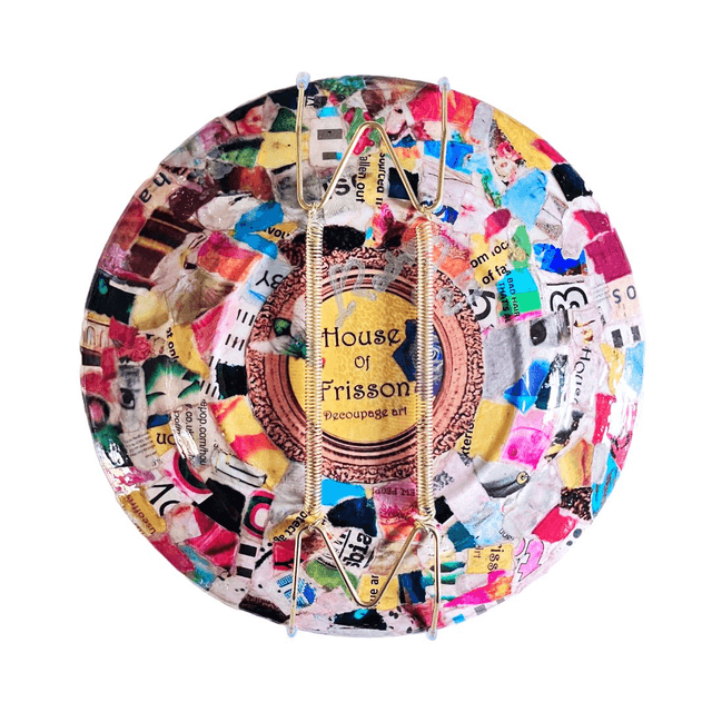 "Um, No" Bronze Upcycled Wall Plate - House of Frisson