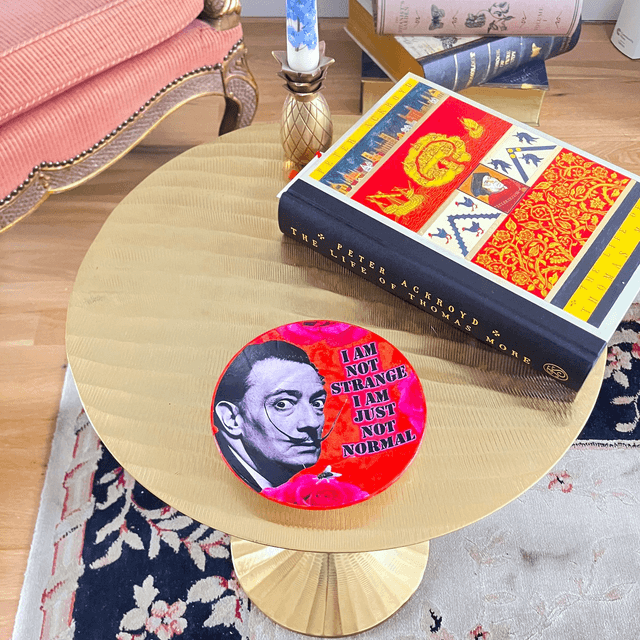 "I Am Not Strange, I Am Just Not Normal" Red Upcycled Trinket Dish - House of Frisson