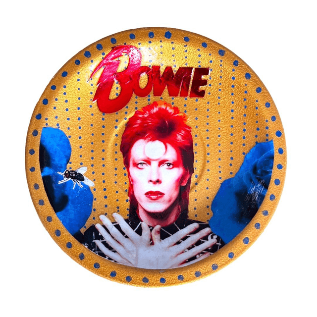 "Bowie" Gold Upcycled Trinket Dish - House of Frisson
