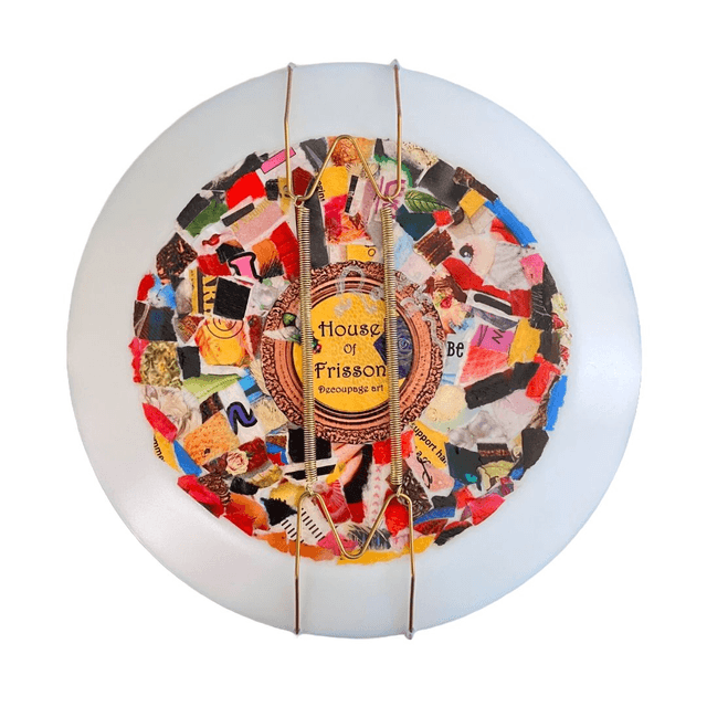 "I've Heard Worse" Cream Upcycled Wall Plate - House of Frisson