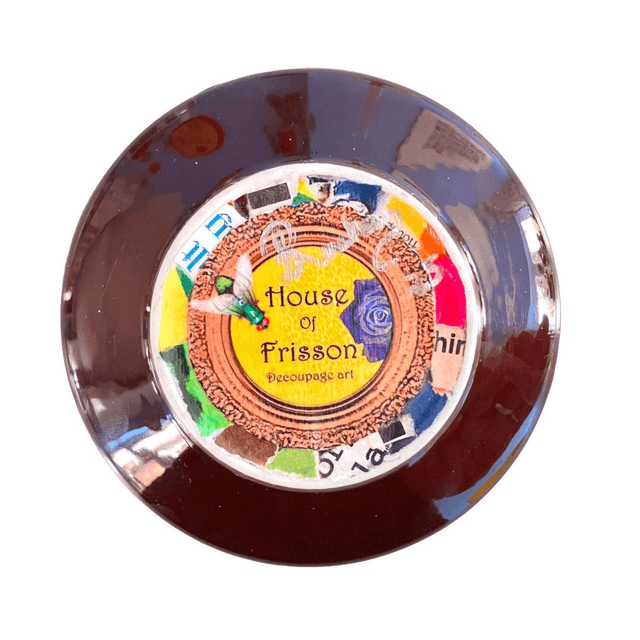 "Bowie" Black Upcycled Trinket Dish by House of Frisson