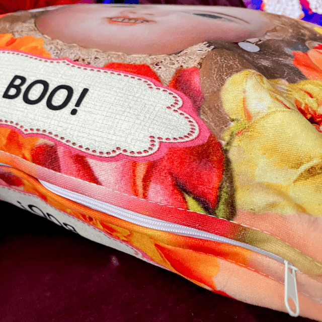 "Boo!" Cushion Cover by House of Frisson