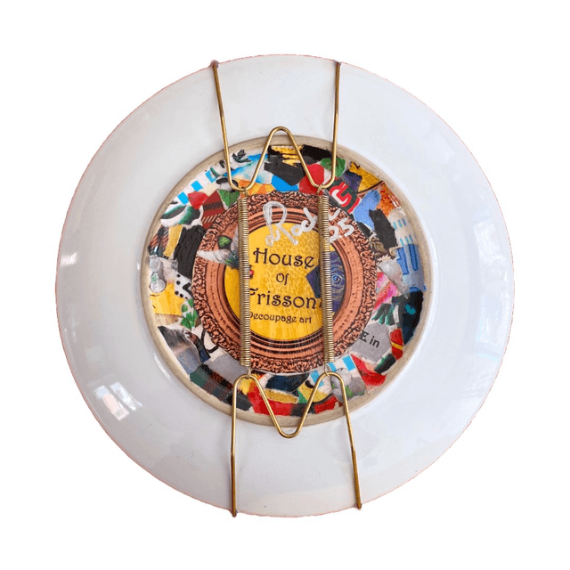 "Sold to the Highest Bidder" Green Upcycled Wall Plate - House of Frisson