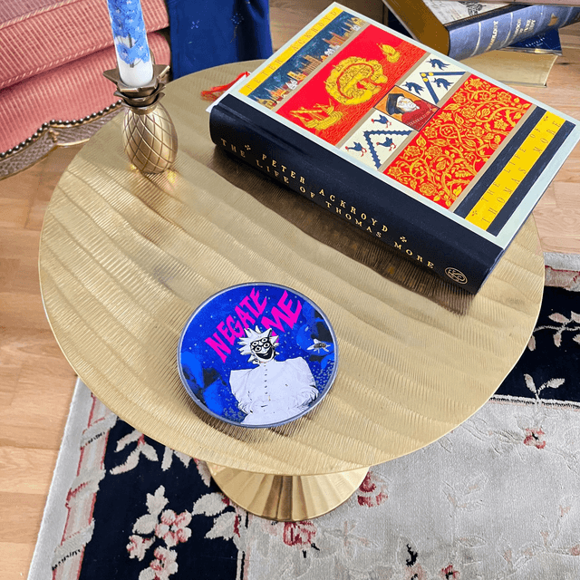 "Negate Me" Blue Upcycled Trinket Dish by House of Frisson
