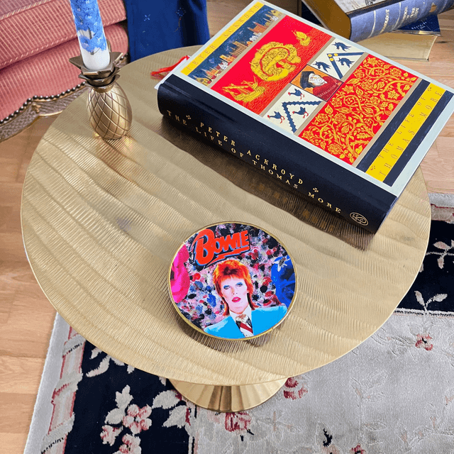 "Bowie" Black Upcycled Trinket Dish by House of Frisson