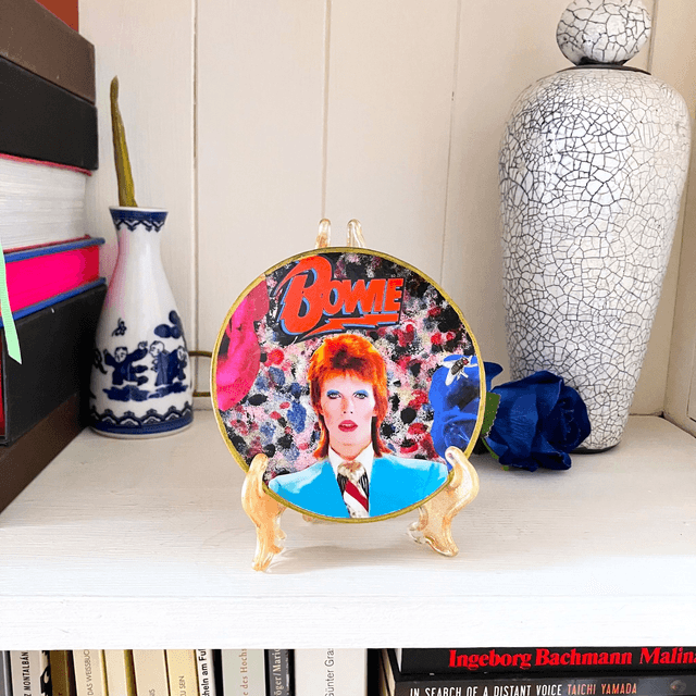 "Bowie" Black Upcycled Trinket Dish by House of Frisson