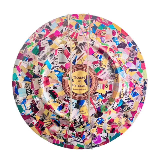 "You're Weird I'll Keep You" Off White Upcycled Wall Plate - House of Frisson