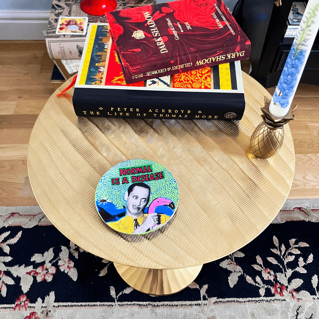"Normal is a Disease" Green Upcycled Trinket Dish - House of Frisson